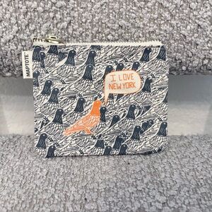 Maptote Bird Print Coin Pouch
